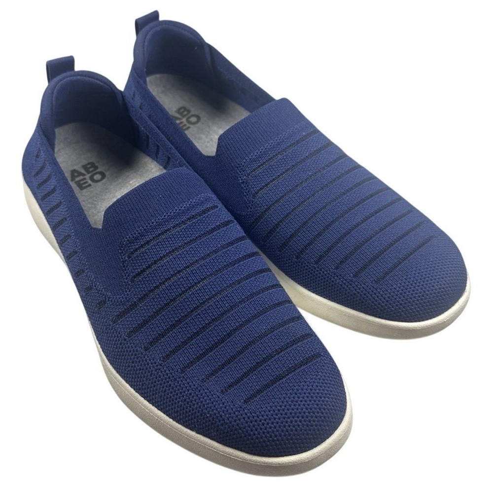 ABEO Verda Slip On Textile & Synthetic Comfort Shoe Women's Size 8 Navy Blue